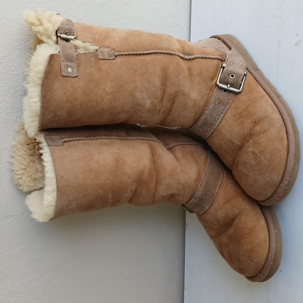 UGG Australia DYLAN Chestnut Tan Boots Size 5